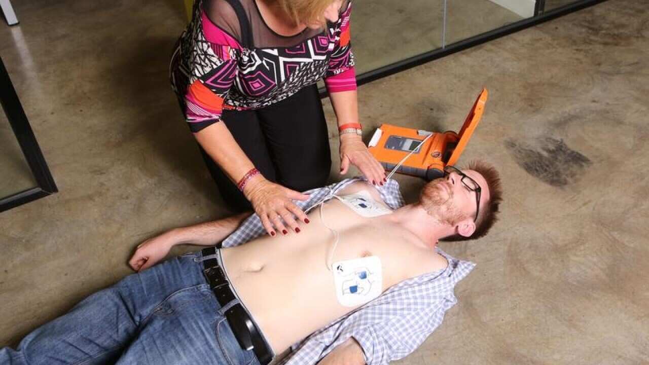 An automated external defibrillator