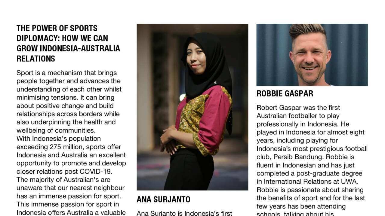 The MISS seminar on Sport Diplomacy will be held on 03 March.