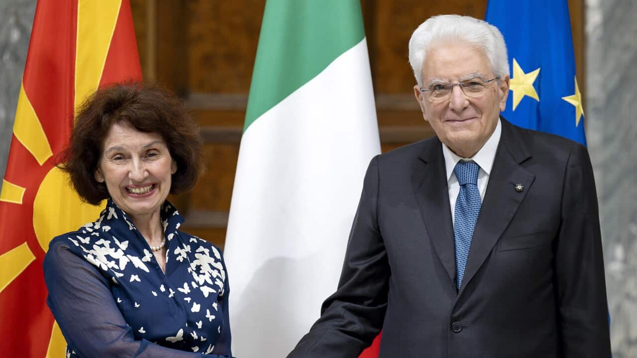 North Macedonia's president visits Italian counterpart in Rome