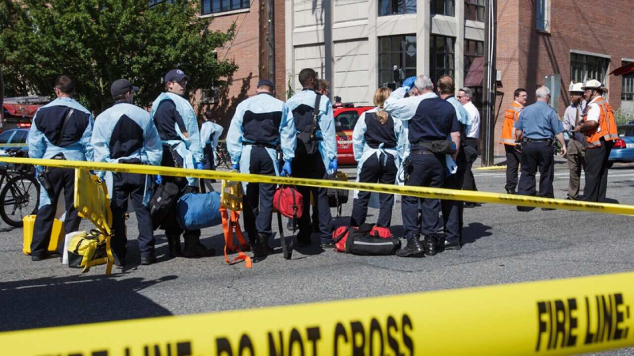 Authorities respond to a shooting at a Seattle university campus
