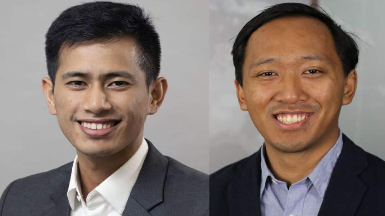Christian Guntur Lebang (Left) and Dr Gatra Priyandita, both are Cyber Security analysts, August 2022. 