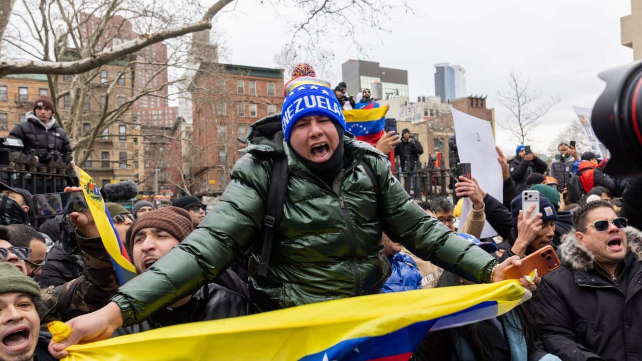 Madurao protests in NYC - 4 Jan 2026