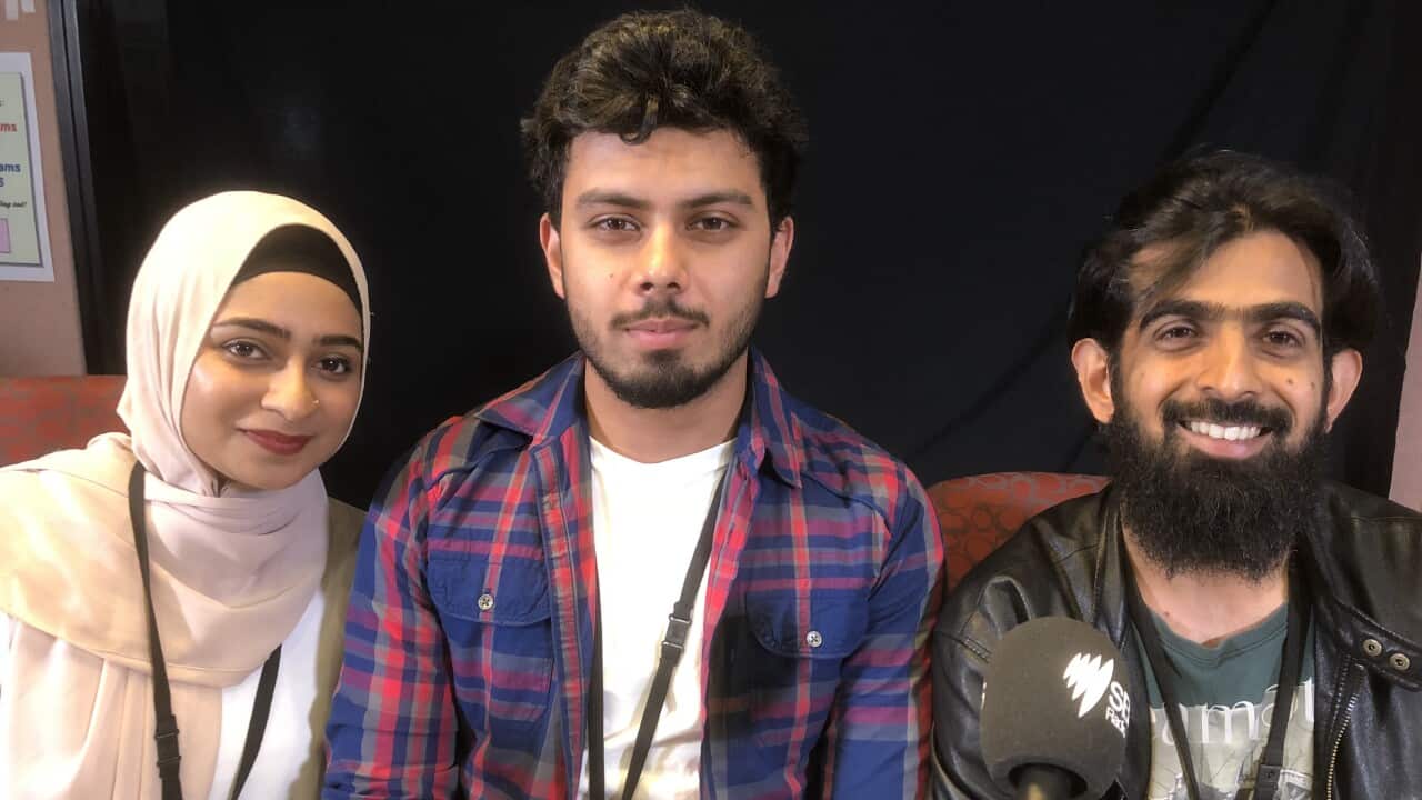 Student groups working together