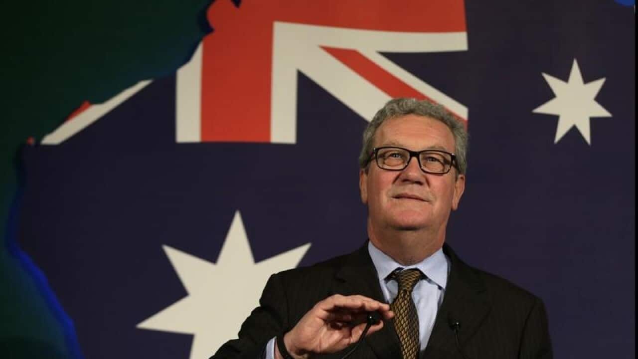A file image of Alexander Downer