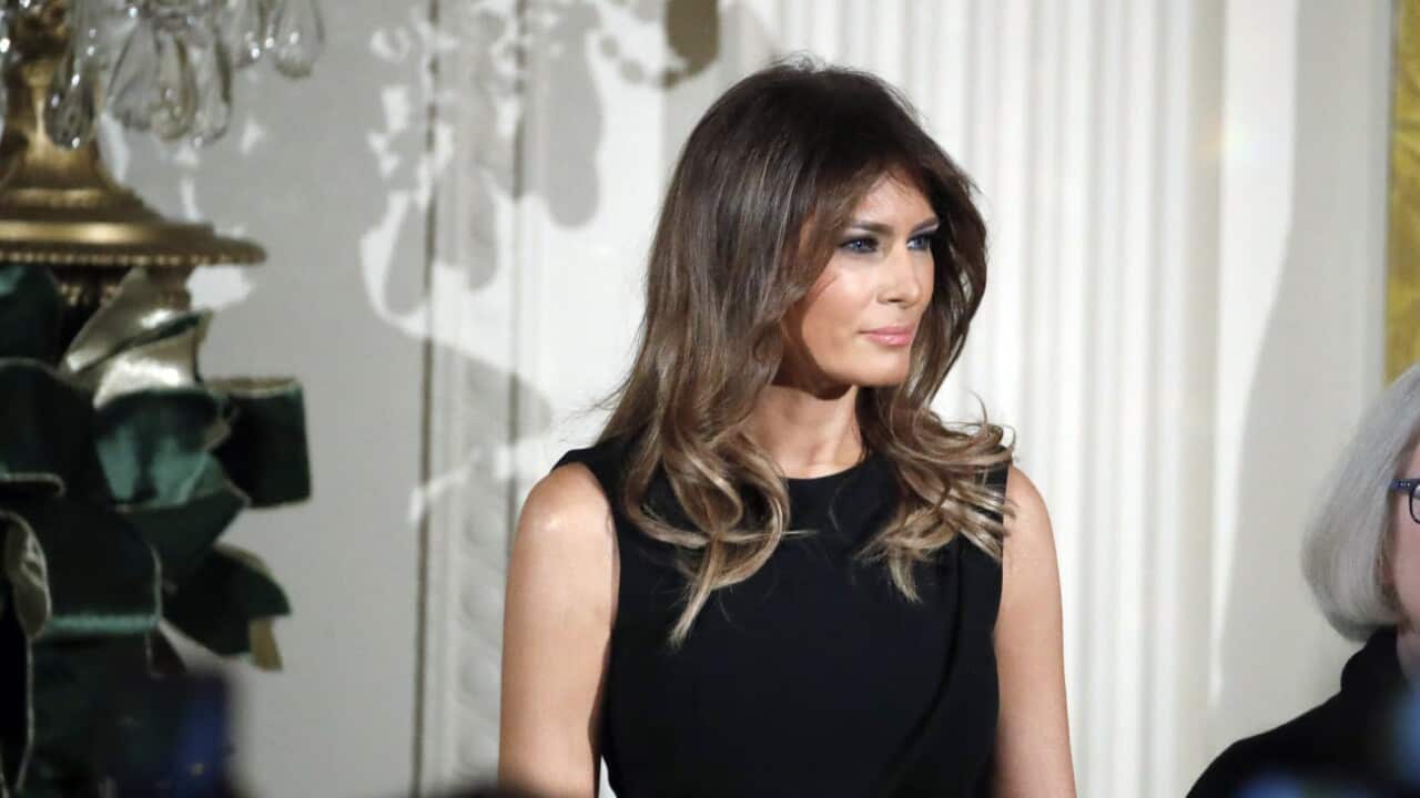 A magazine has apologised to Melania for suggesting she worked ans an escort.