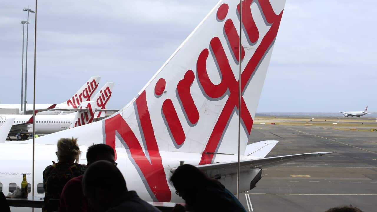 File image of a Virgin plane