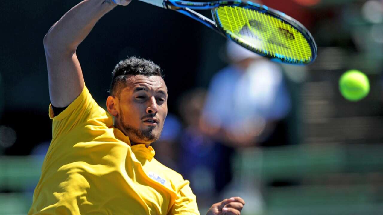 Australian tennis player Nick Kyrgios