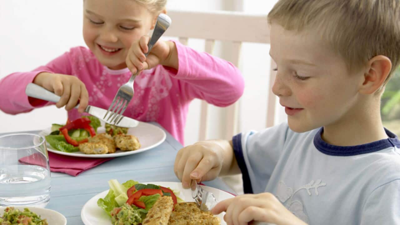 children making recipes