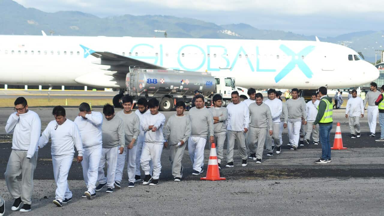 Last deportation flight of the year from the US to Guatemala arrives in Guatemala City