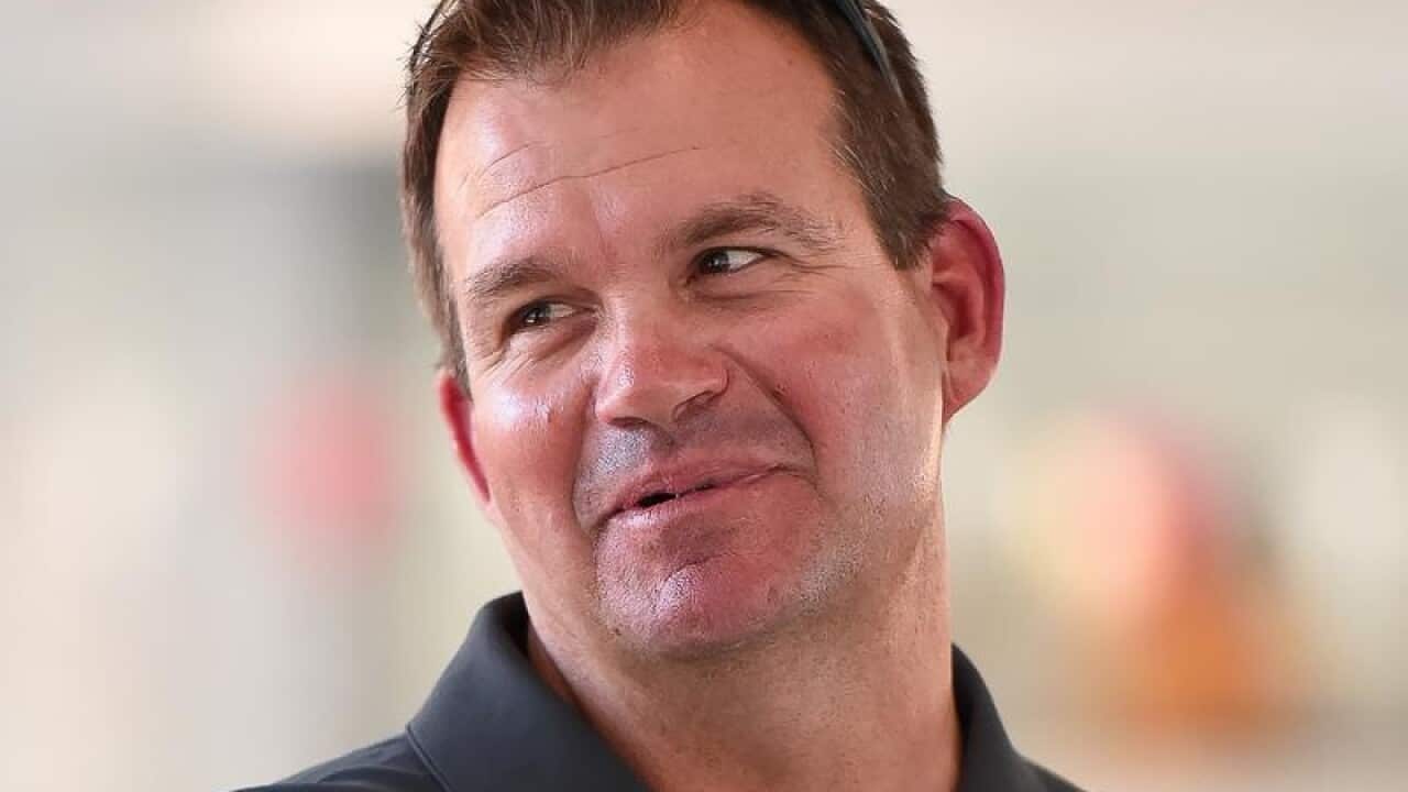 Australia women's coach Matthew Mott.