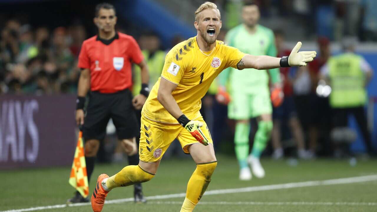 Kasper Schmeichel Denmark 2018 FIFA World Cup Croatia