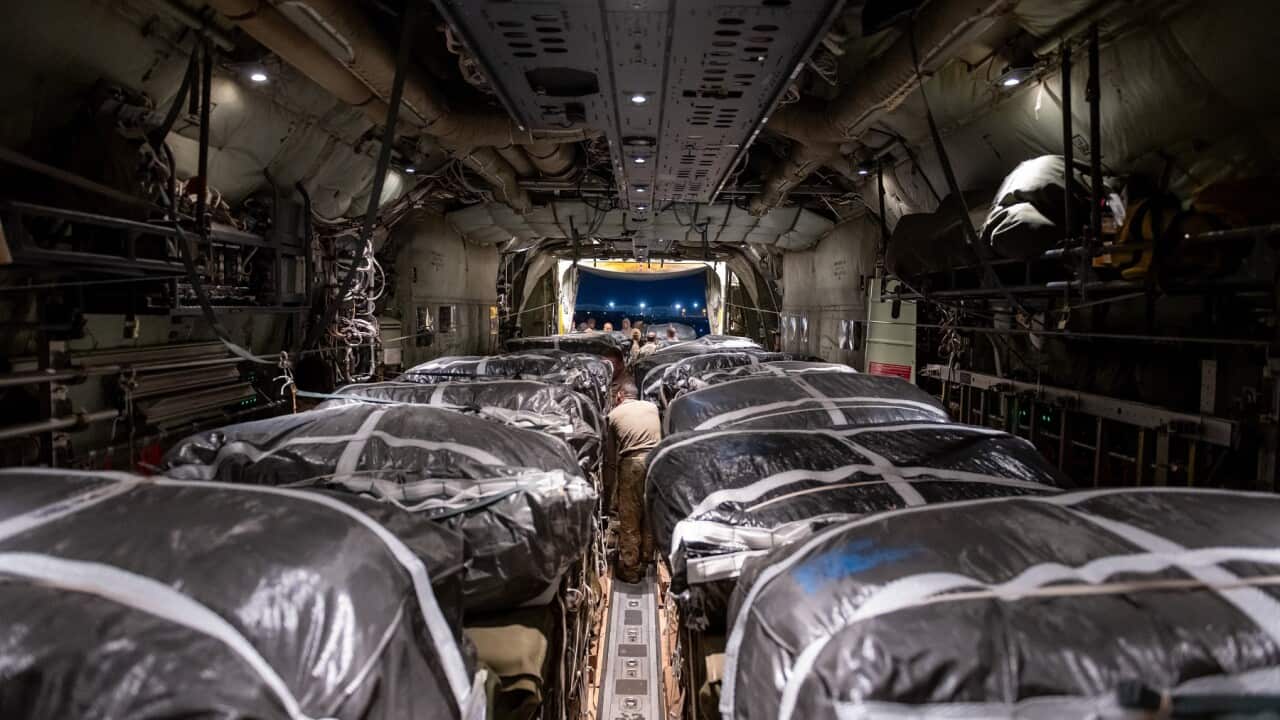 US Carries Out Its First Aid Airdrop In Gaza