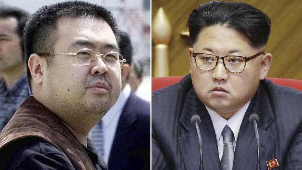 Kim Jong Nam, left, the estranged half-brother of North Korean leader Kim Jong Un.