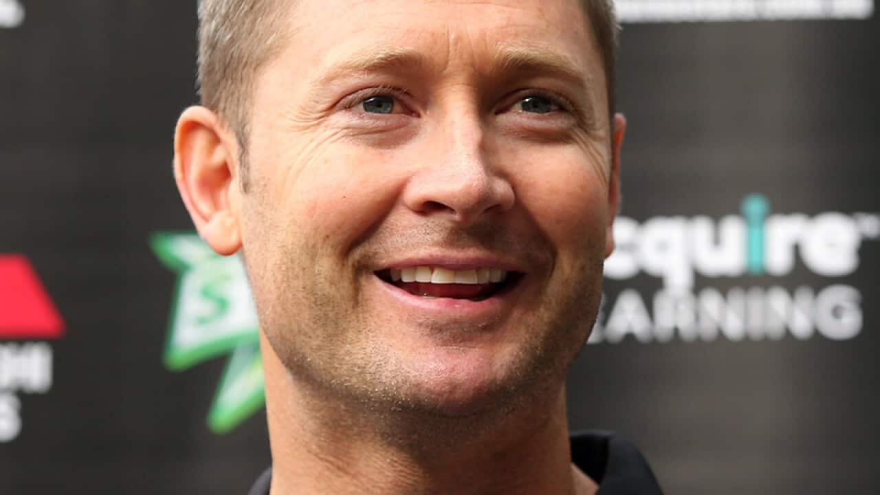 Michael Clarke speaks to media in Melbourne
