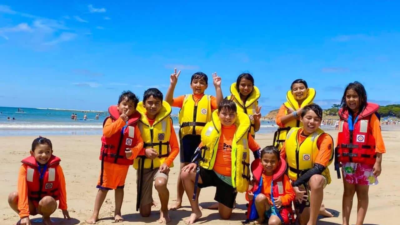 Participants of Swim safety awareness training organised by Geelong Nepalese Association.
