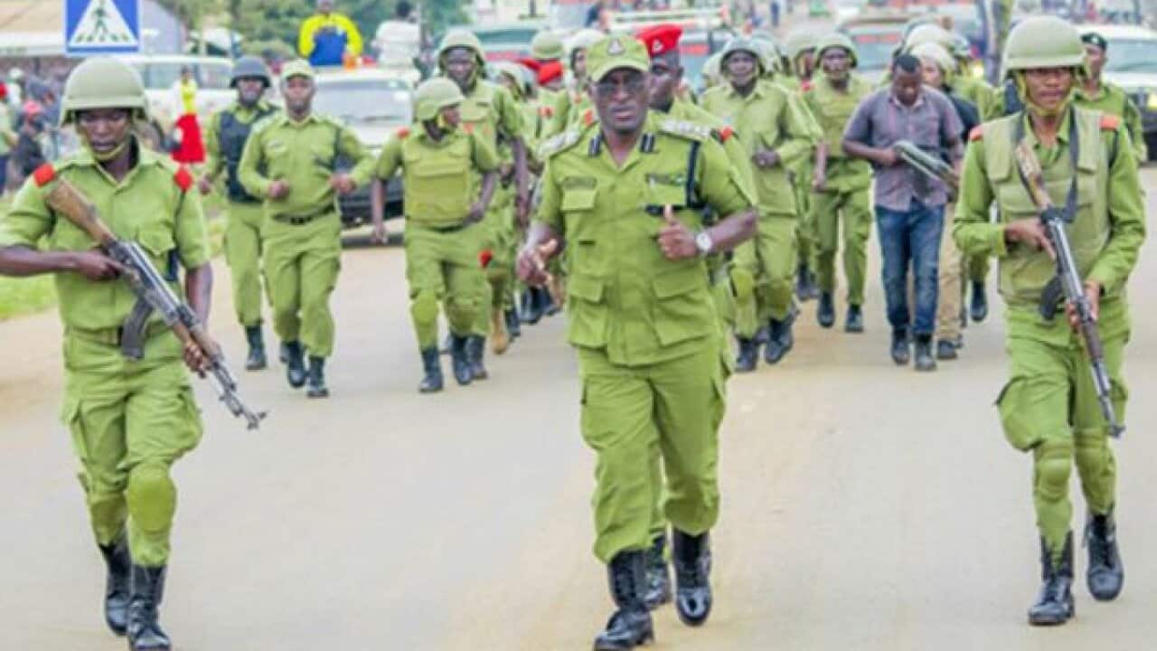 Jeshi la polisi Tanzania mazoezini