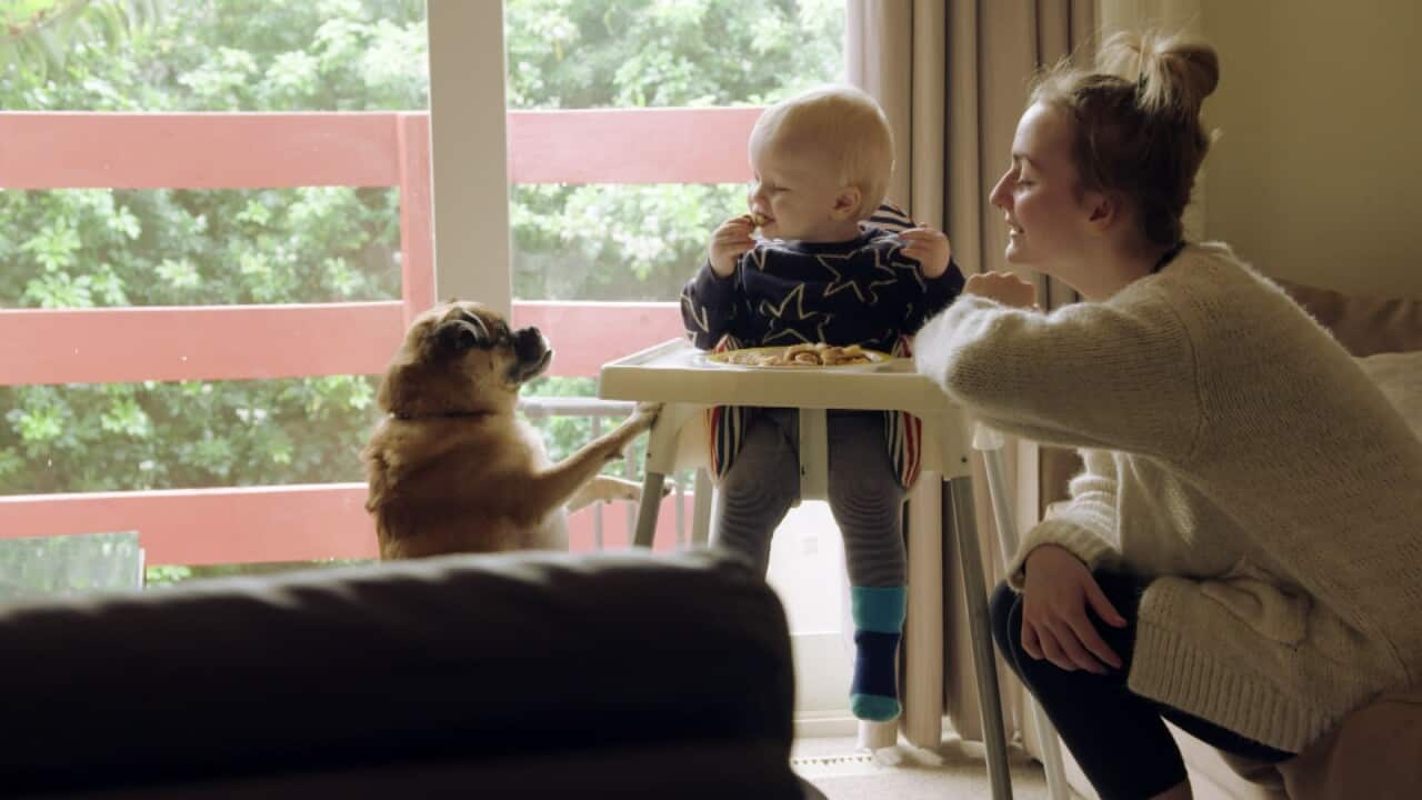 Mollie, with son Theodore