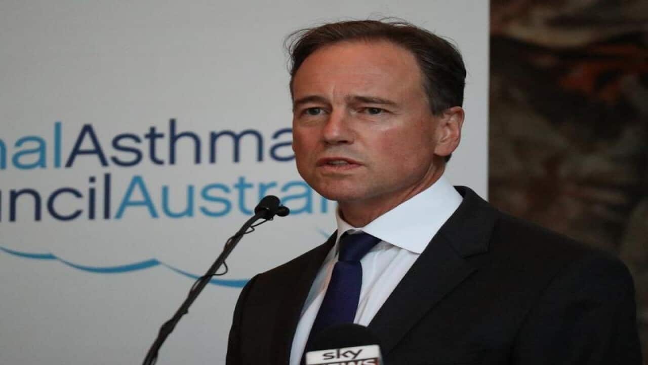 Health Minister Greg Hunt