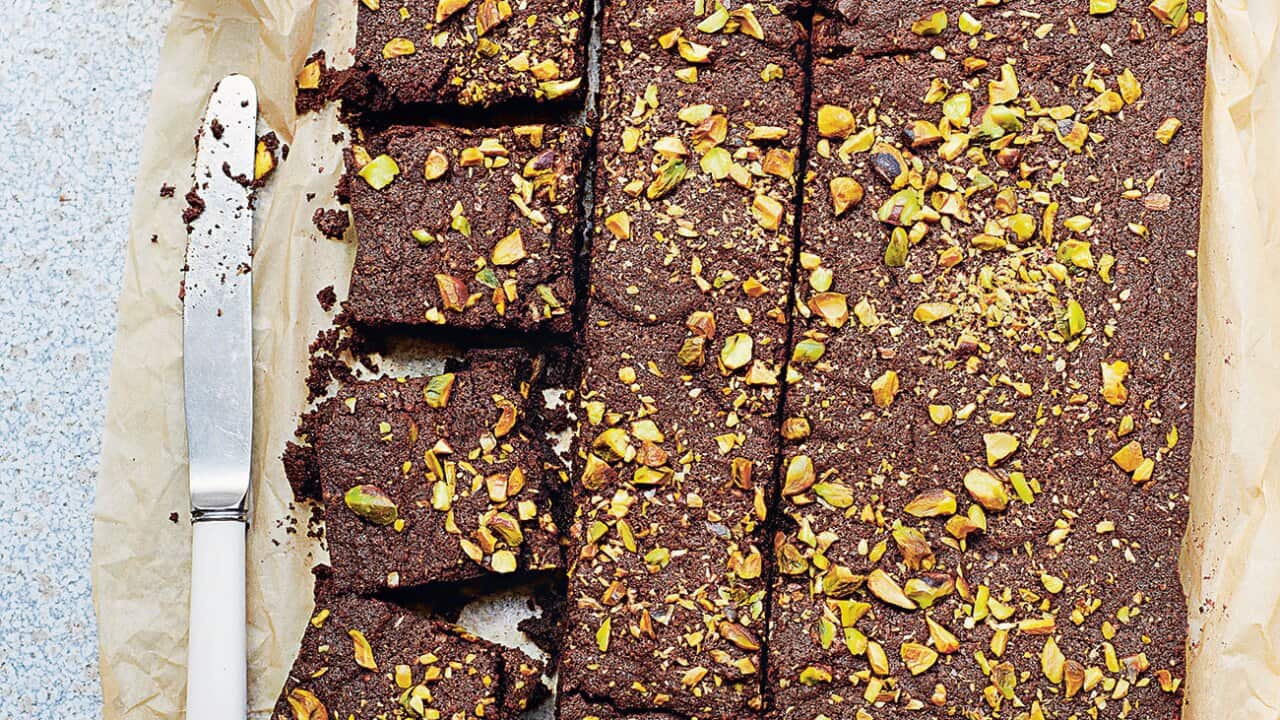 Pistachio brownies SBS Food