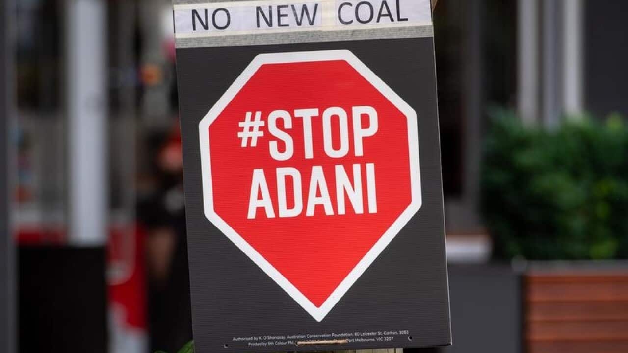 Anti Adani coal mine protestors