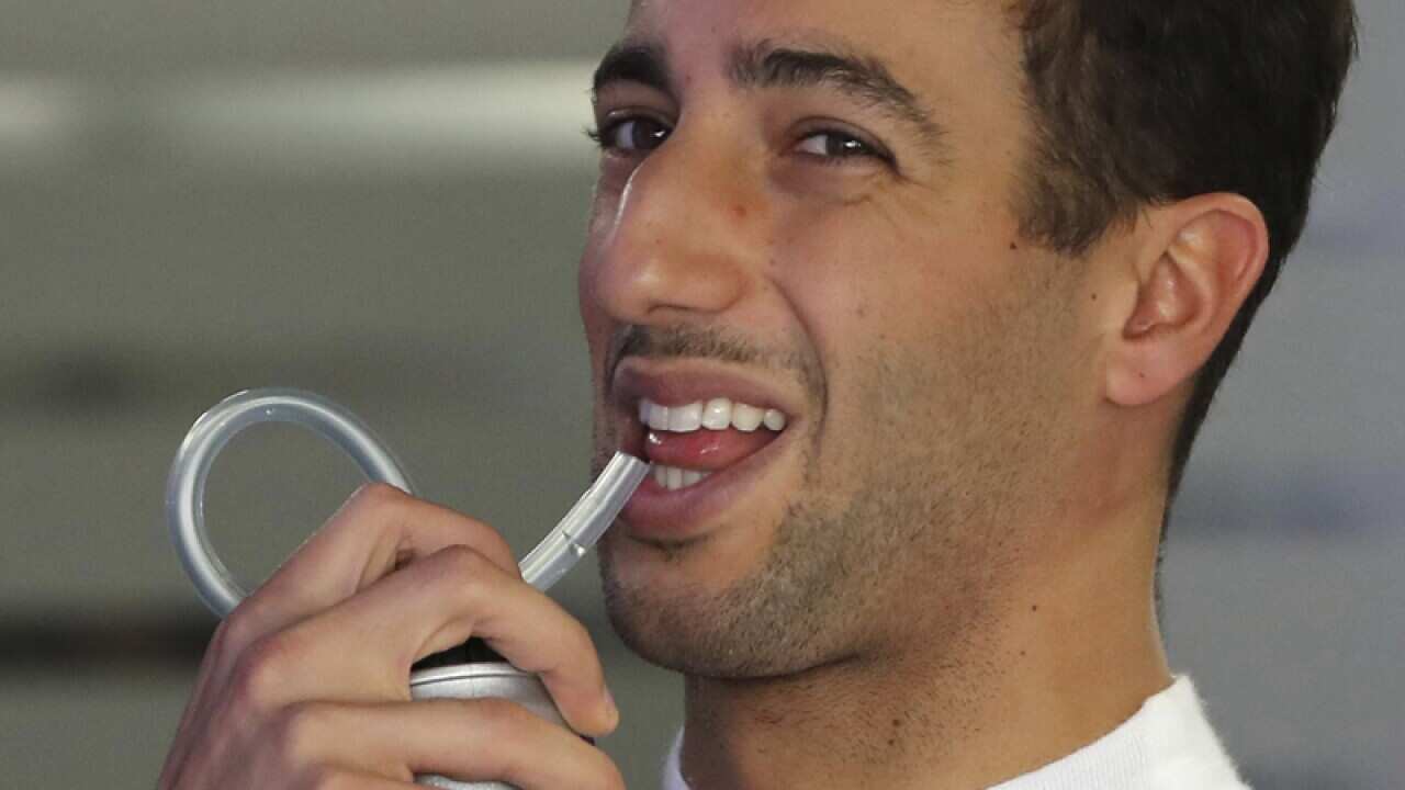 Red Bull driver Daniel Ricciardo of Australia