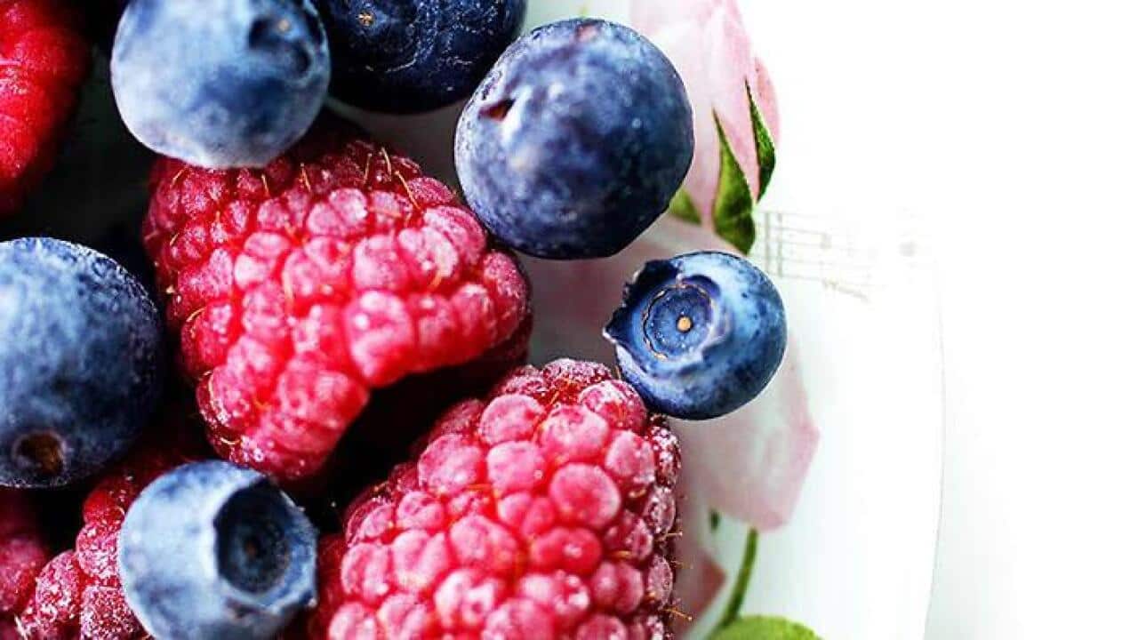 Frozen berries 