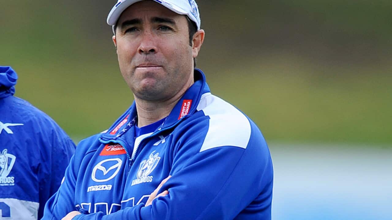 North Melbourne coach Brad Scott.
