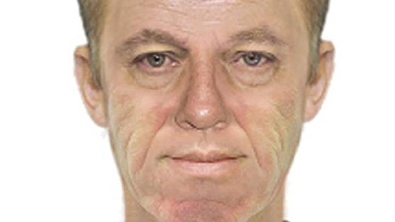 artist impression of a man wanted for sexually assault
