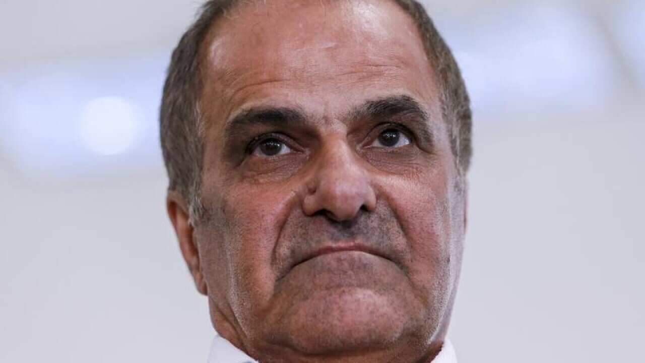 Victorian MP Khalil Eideh looks on