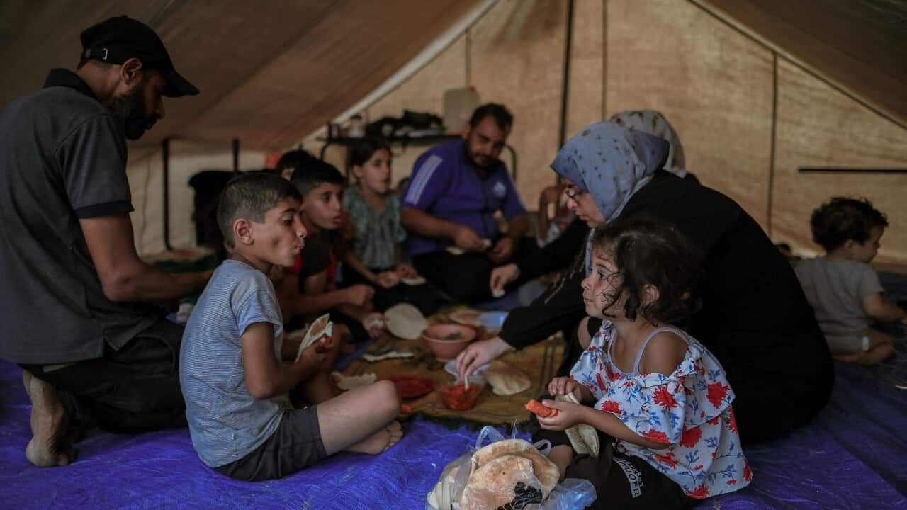 A Tent Camp Pops Up In Southern Gaza