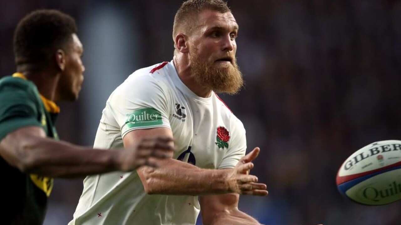 England's Brad Shields.