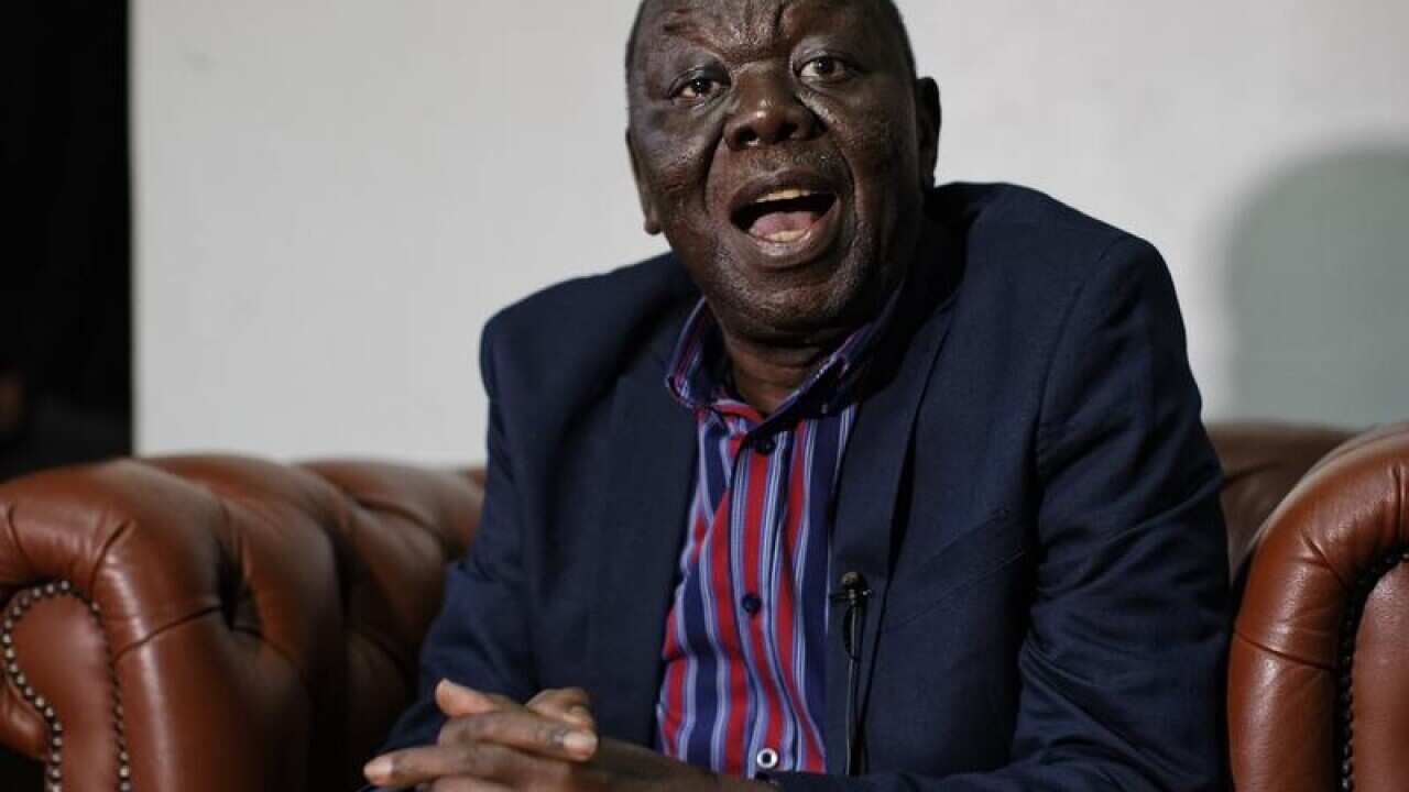 A file image of Zimbabwean opposition leader Morgan Tsvangirai