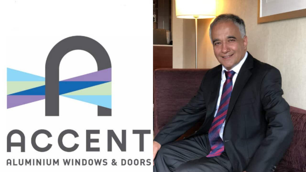 Basir Abbass, the president and owner of Accent Aluminium Windows and Door