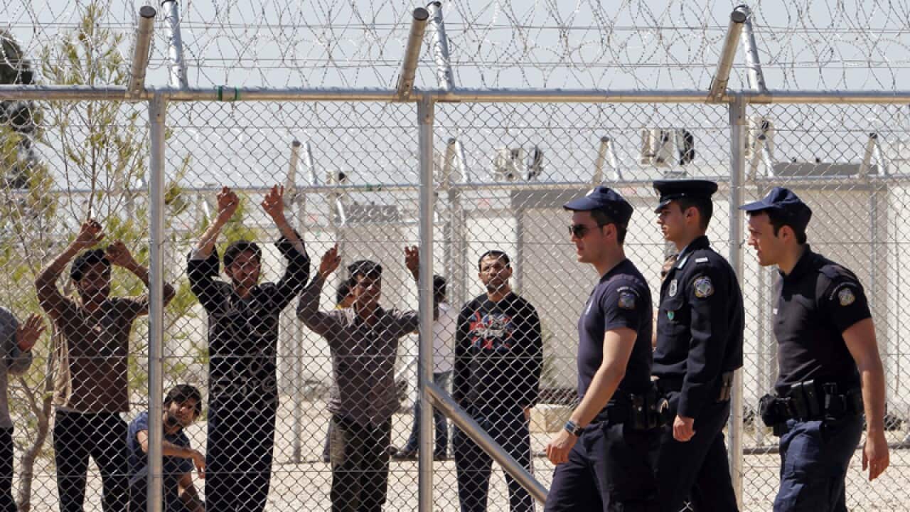 Riot at Greek migrant detention camp