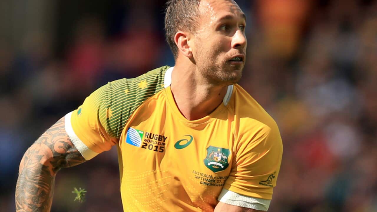 Australia's Quade Cooper.