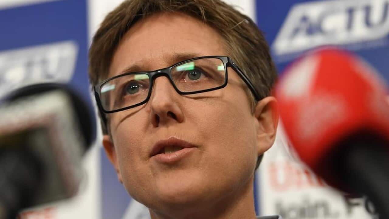 ACTU secretary Sally McManus.