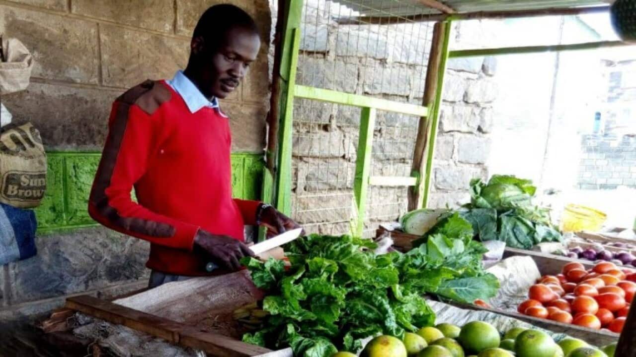 Deng Duot at his shop