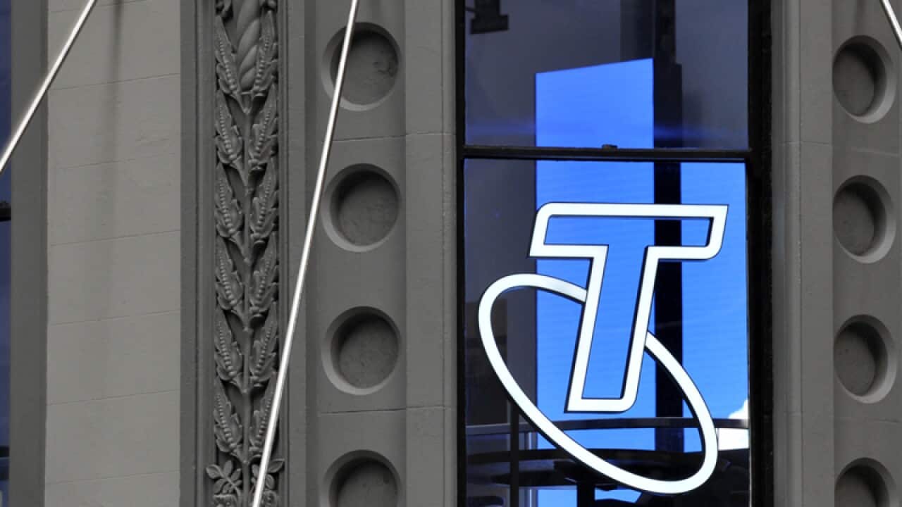 A Telstra logo