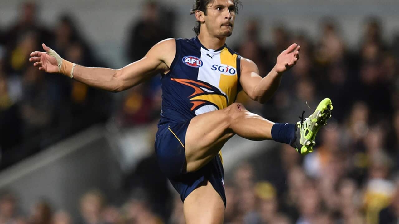 West Coast Eagles player Sharrod Wellingham