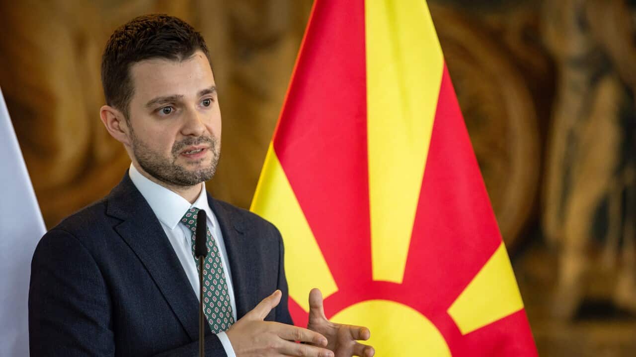 North Macedonia's Foreign Minister Timco Mucunski visits Prague