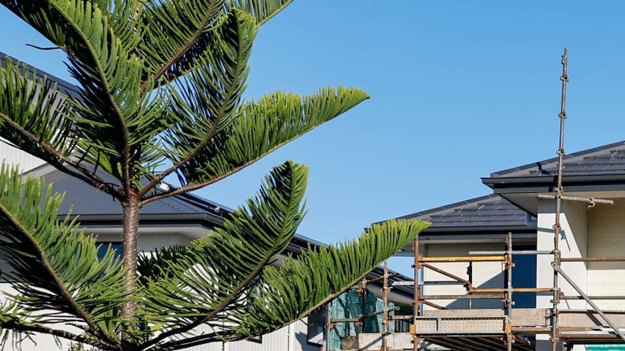 A general view of properties under construction on the Gold Coast