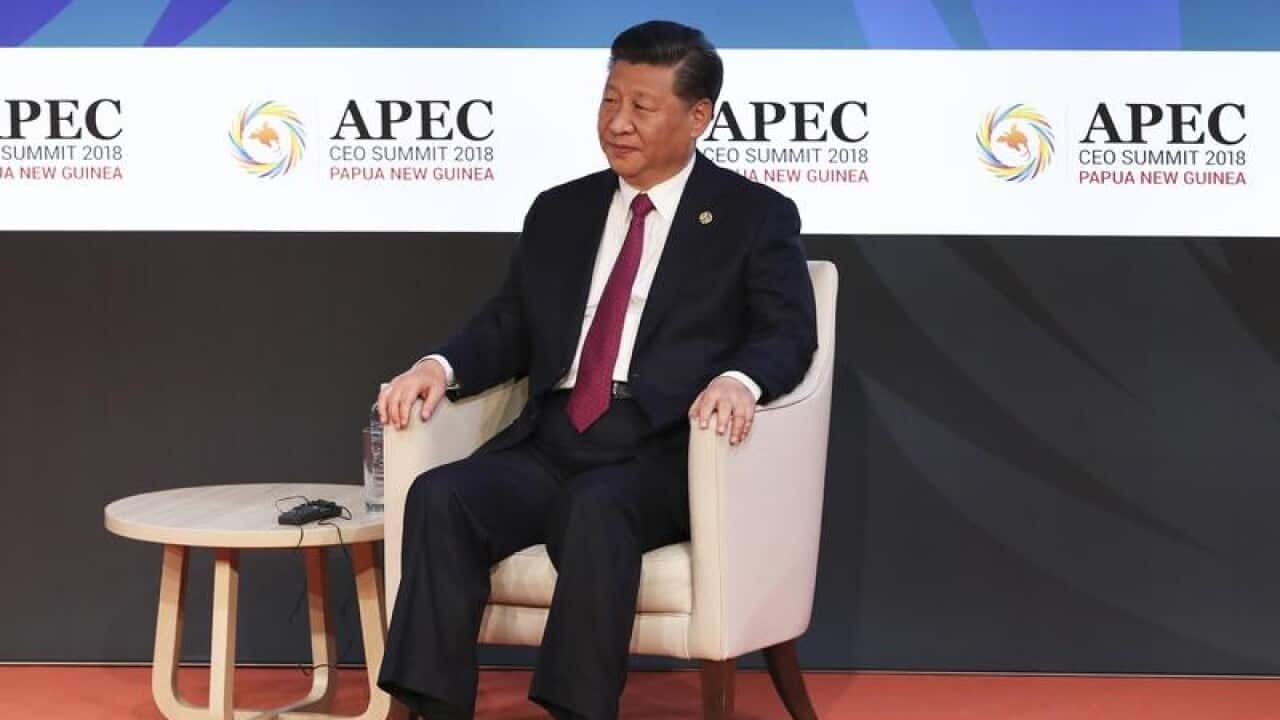 Chinese President Xi Jinping at the APEC summit