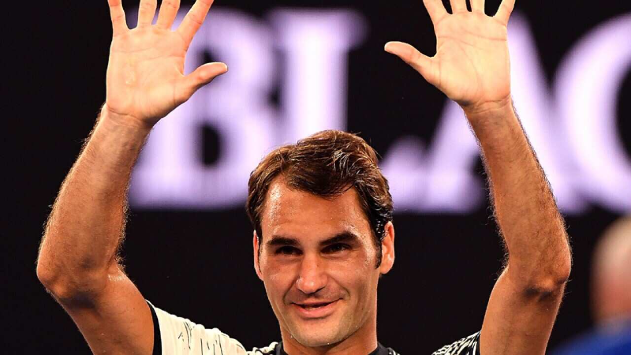 Swiss tennis player Roger Federer
