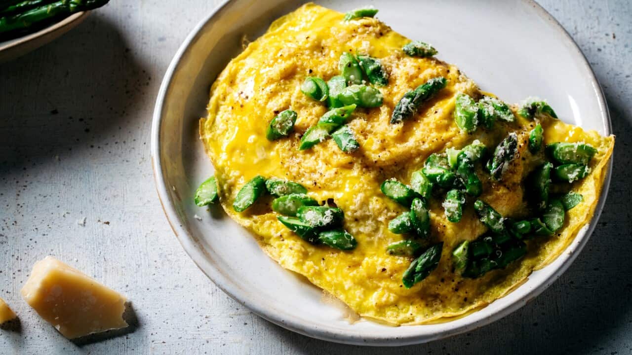Asparagus frittata