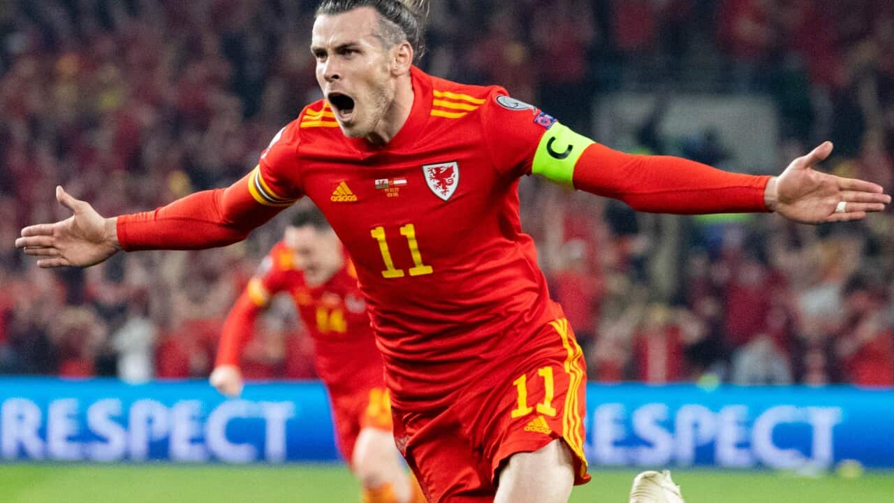 Gareth Bale, Wales v Austria: Knockout Round Play-Offs - 2022 FIFA World Cup Qualifier