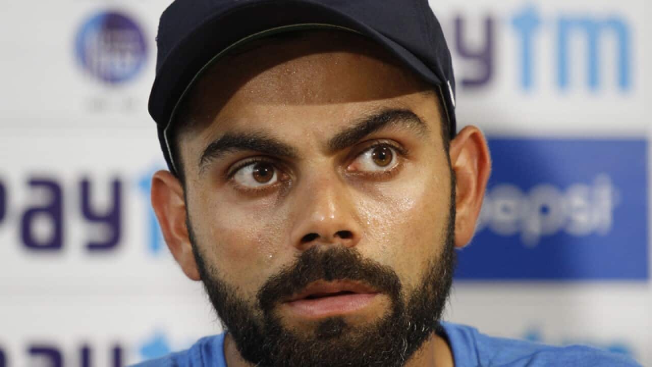 Indian cricket captain Virat Kohli