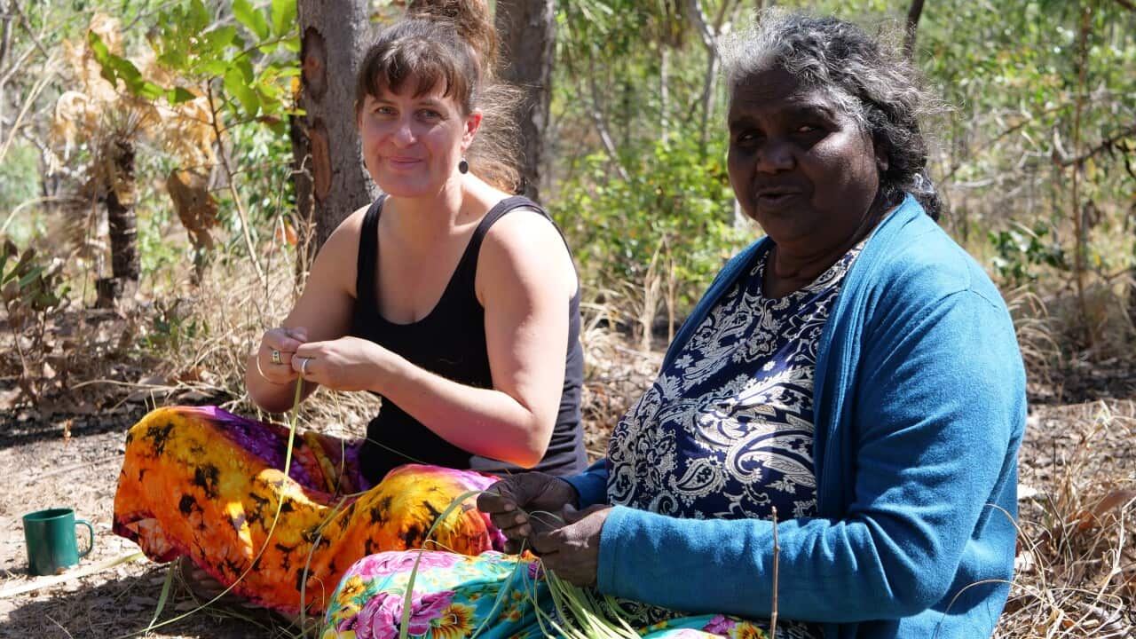 Associate Professor Elaine Lawurrpa Maypilama and Dr Sarah Ireland