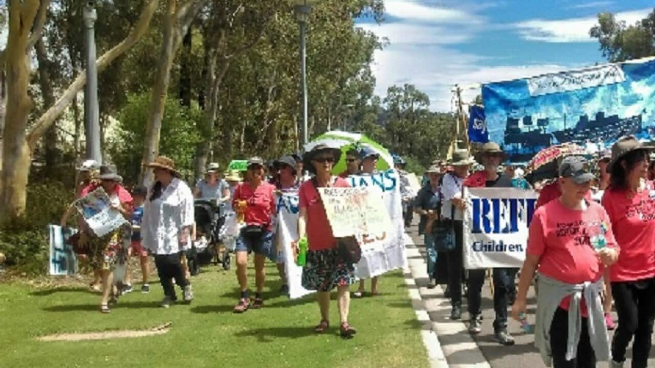 Canberra protest