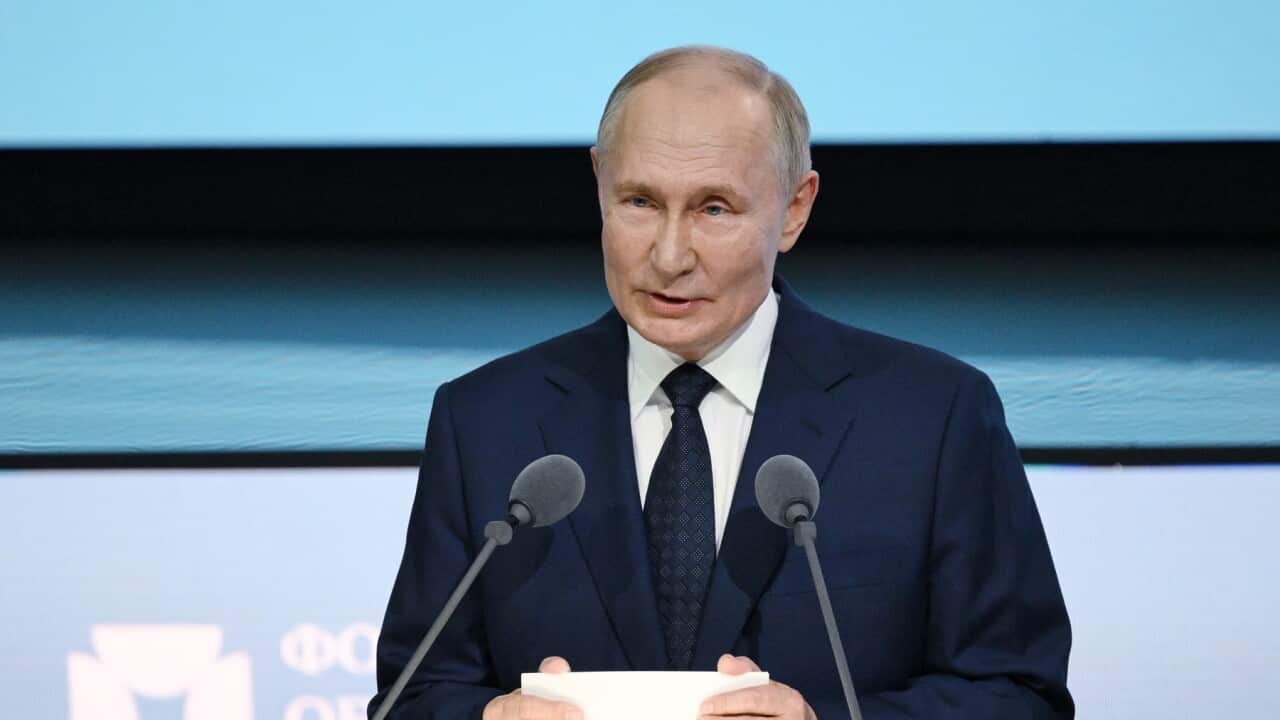 President Putin warns west against escalation (AAP)