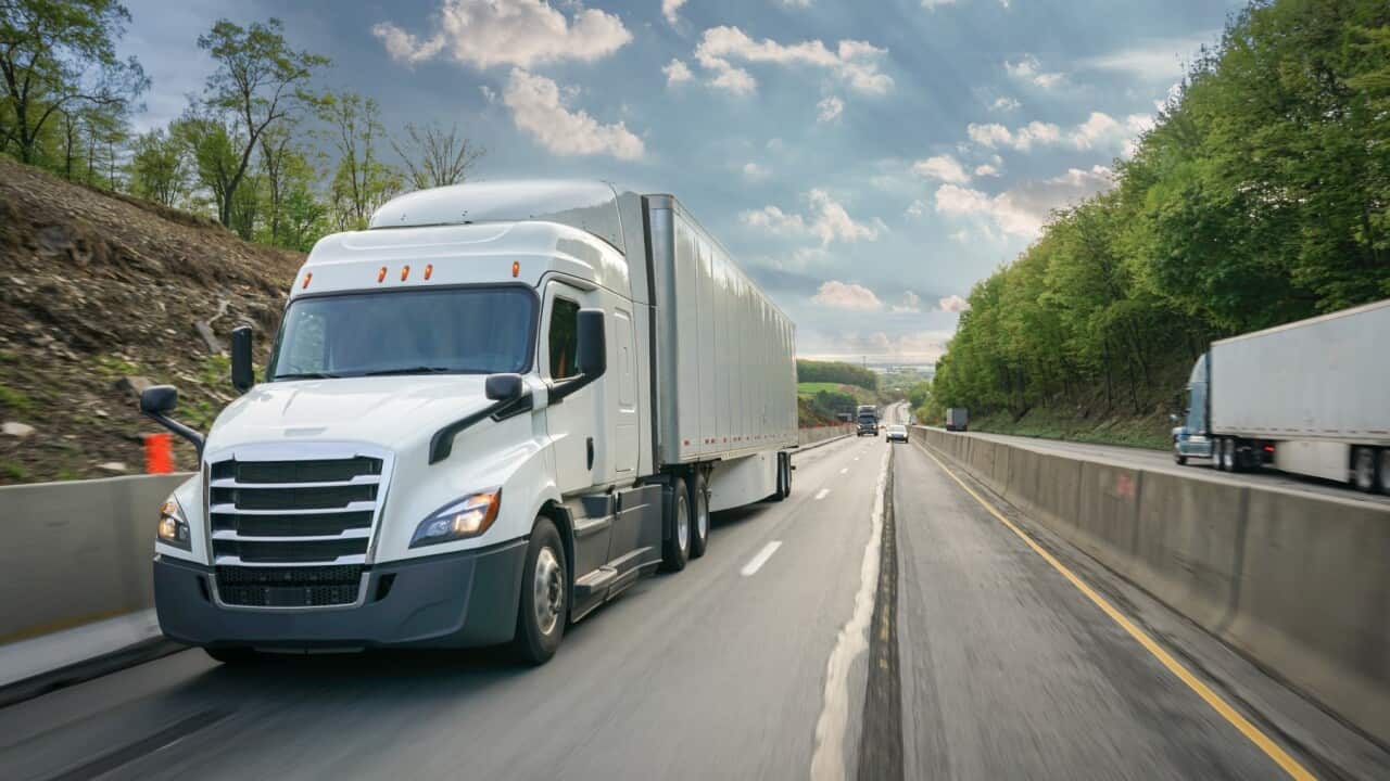 یک کامیون خودران